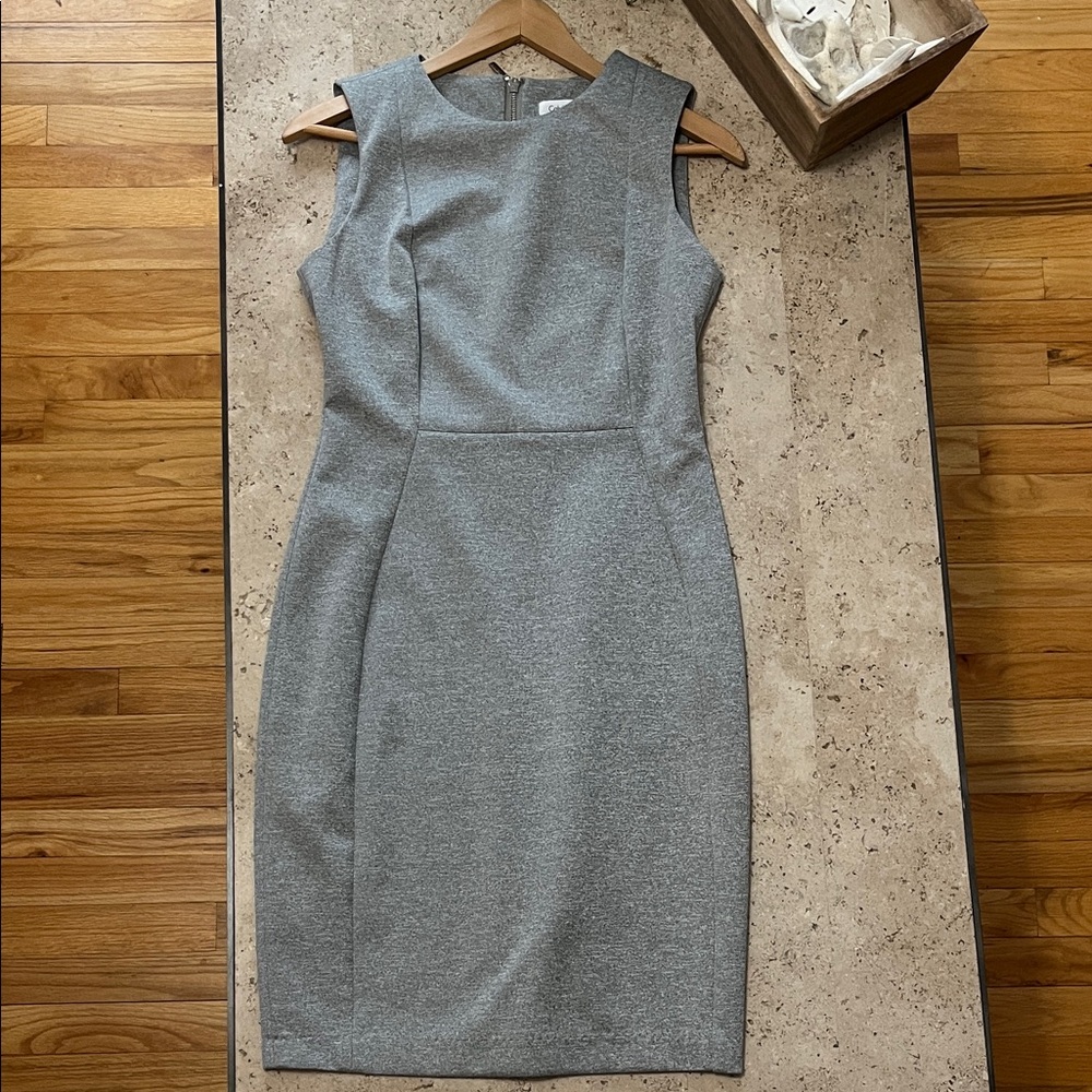 Calvin Klein Gray Midi Dress